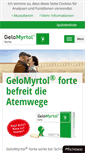 Mobile Screenshot of gelomyrtol-forte.de